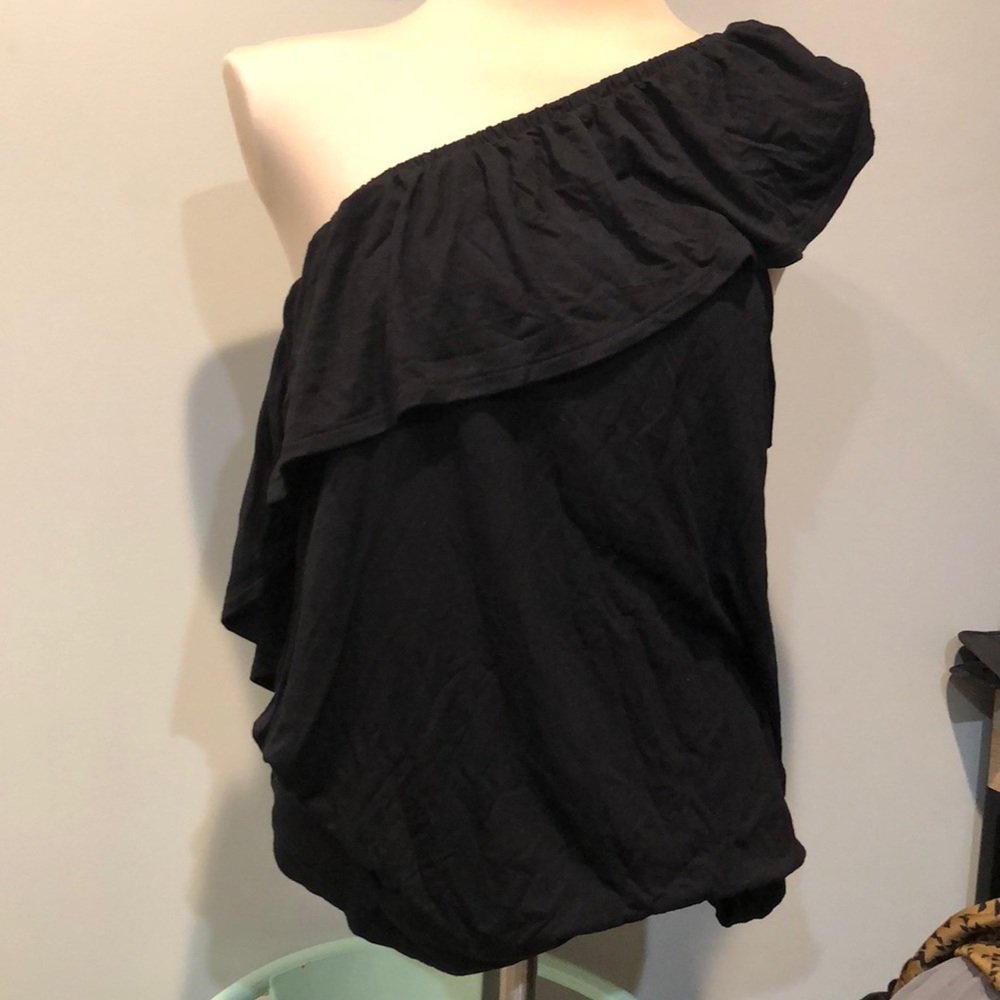 Old Navy Black Off the Shoulder Top